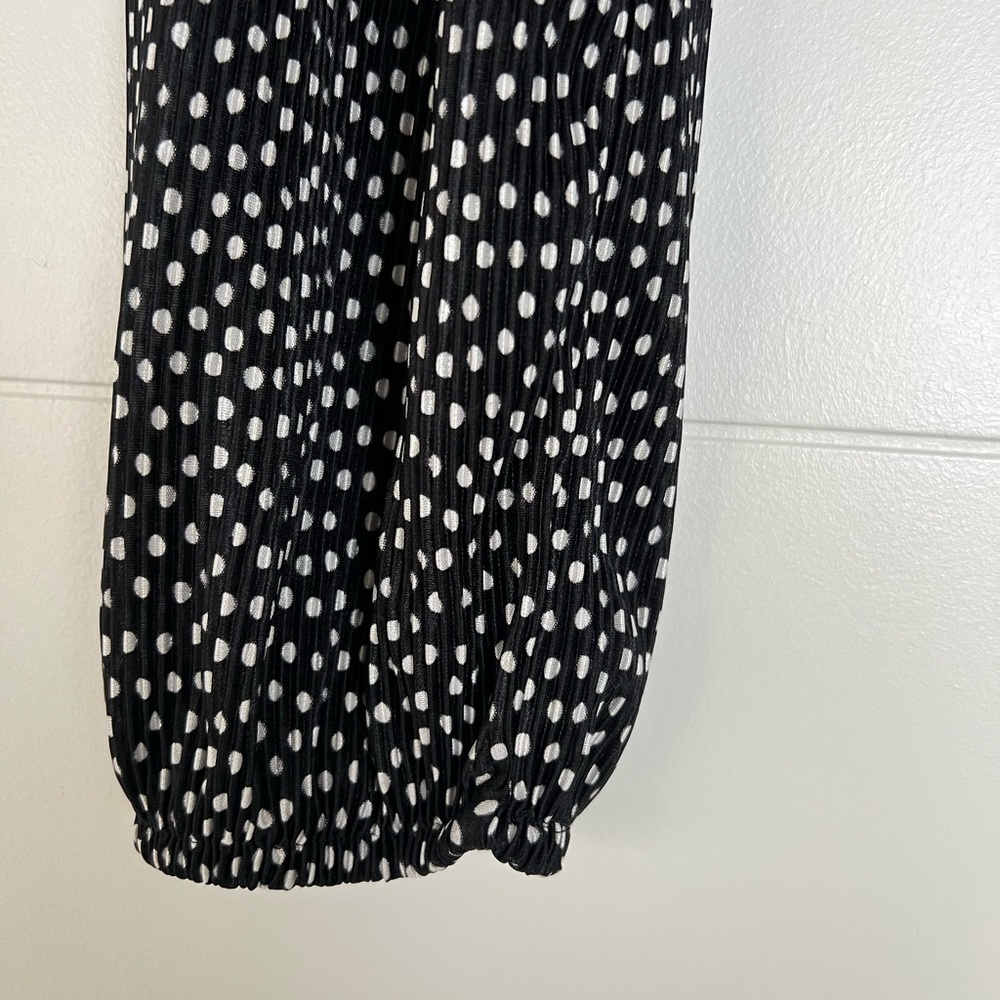Zara Polka Dot Long Sleeve Top - Picture 3 of 4